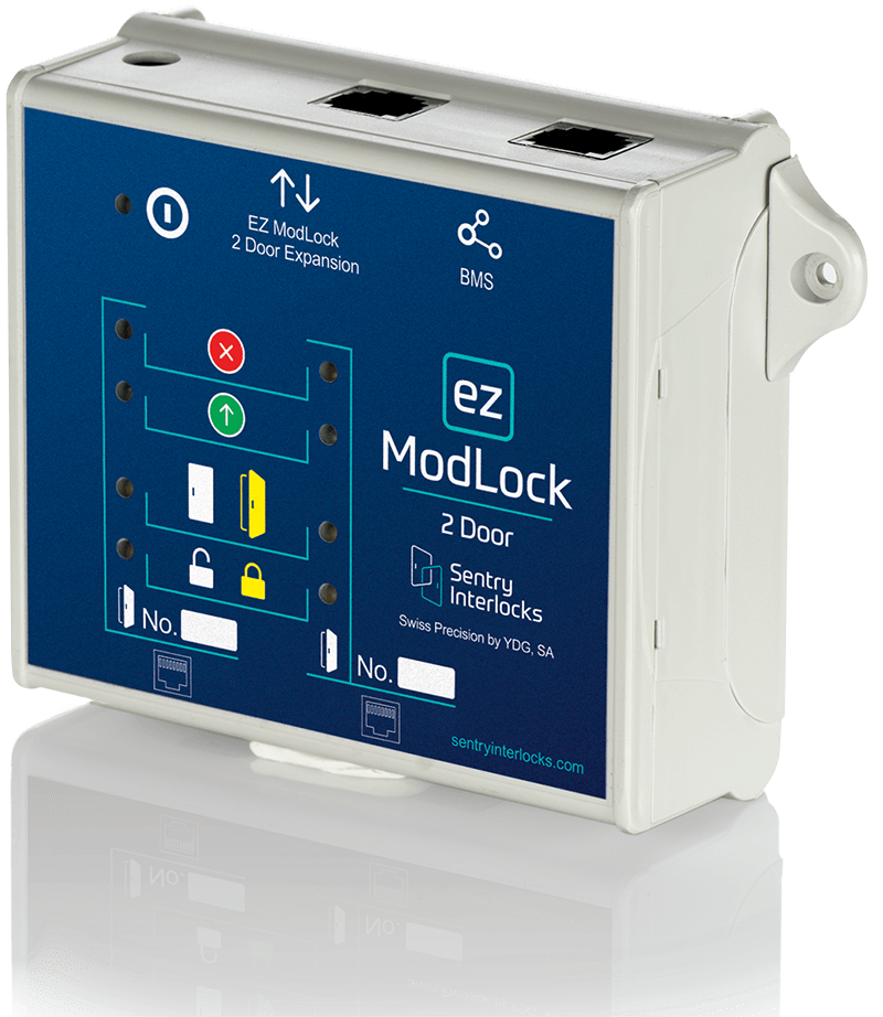 Sentry Interlocks Modular Plug N Play Cleanroom Door